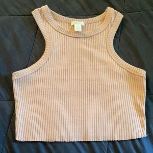 BOZZOLO pink tank crop top